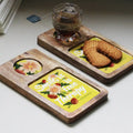 Floral Tea Coaster Tray