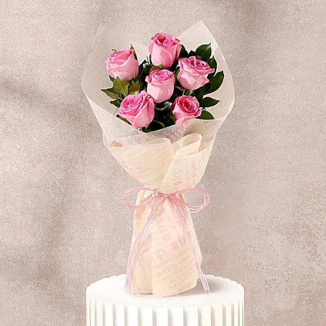 Golden Hour Rose Bloom (Basic - 6 Roses)