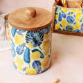 Lemon Grove Wooden Lid Jar