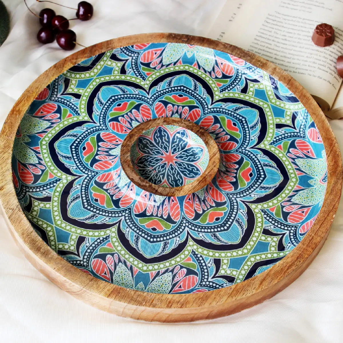 Mandala Muse Chip & Dip Platter Set.