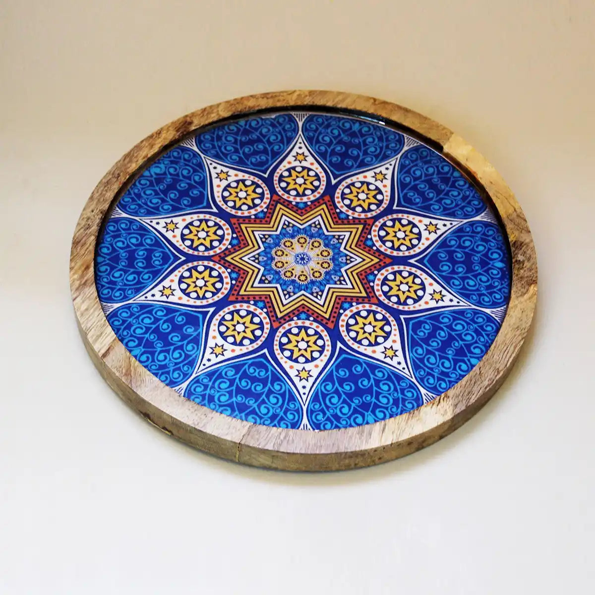 Moroccan Blue Serving Tray