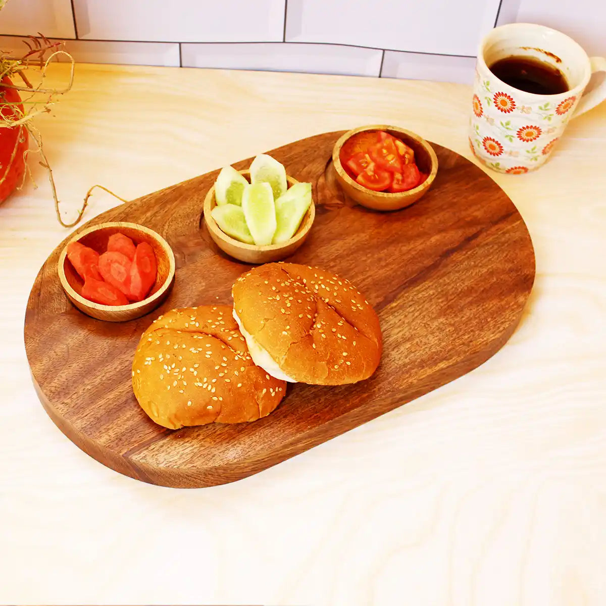 Oval Wood Platter