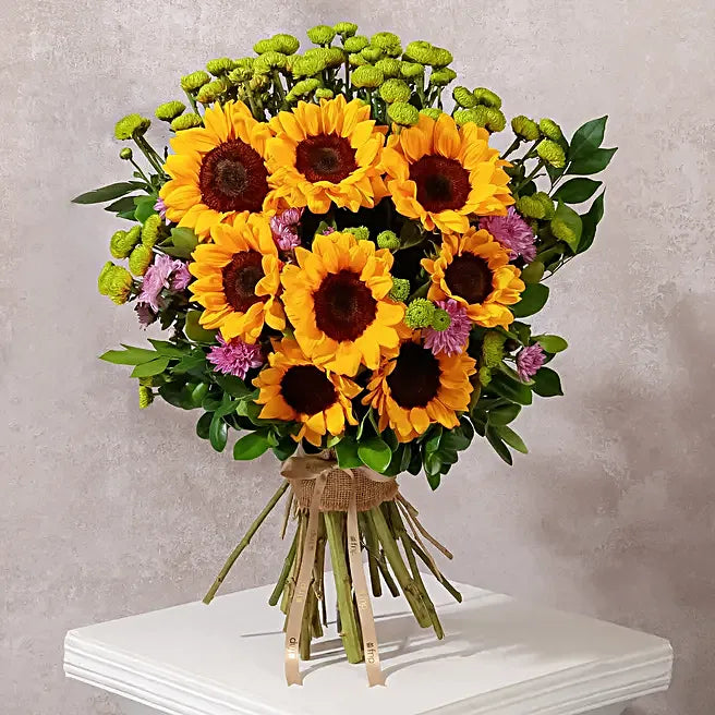 Sunlit Sunflower & Daisy Wrap