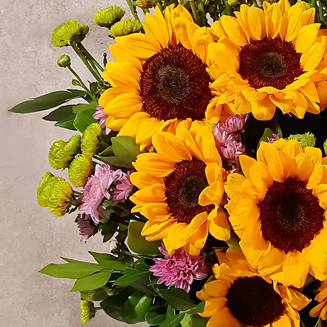 Sunlit Sunflower & Daisy Wrap