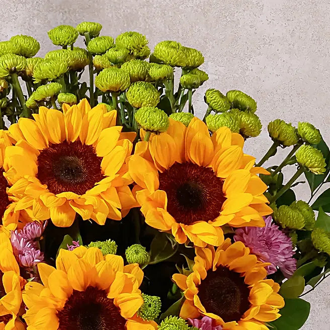 Sunlit Sunflower & Daisy Wrap