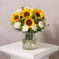 Golden Petal Luxury Vase