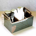Pista Green Table Organisers Collection