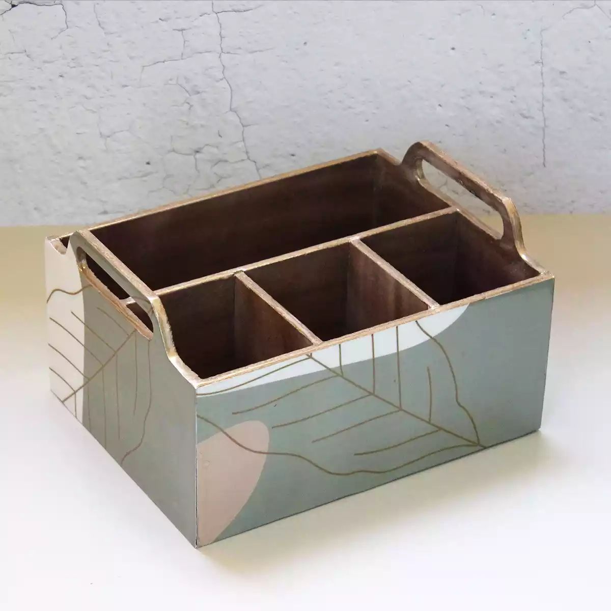 Pista Green Table Organisers Collection