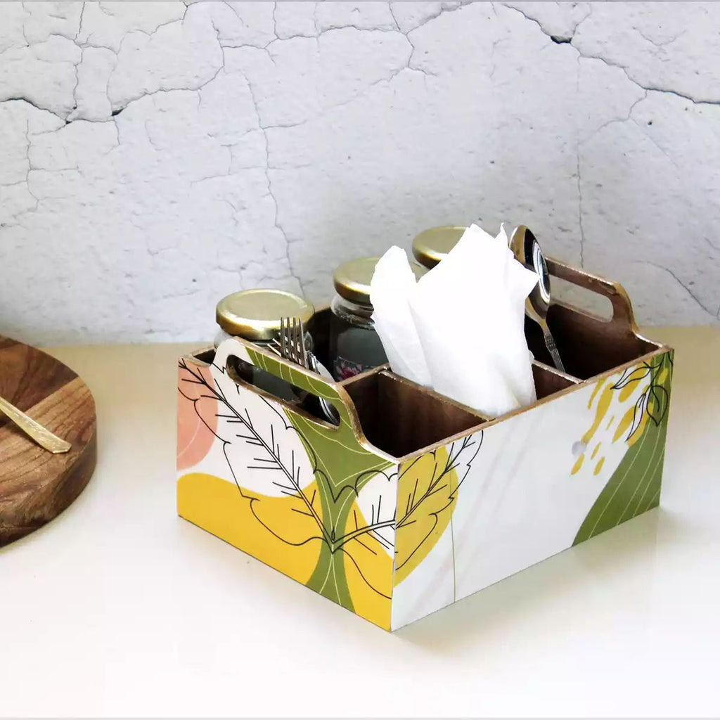 Forest Green Table Cutlery Holder
